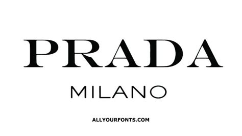 prada storia font|what font does prada use.